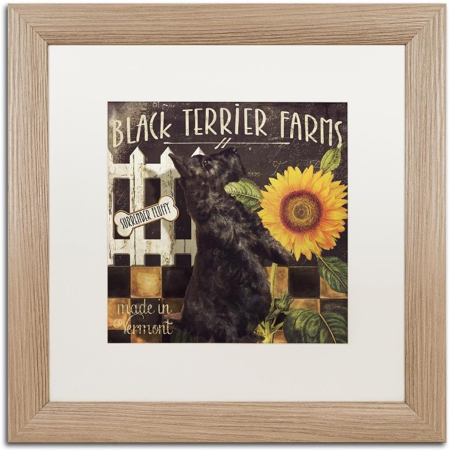 Trademark Fine Art ALI4639-T1616MF Vermont Farms V, 16x16-Inch, 16x16