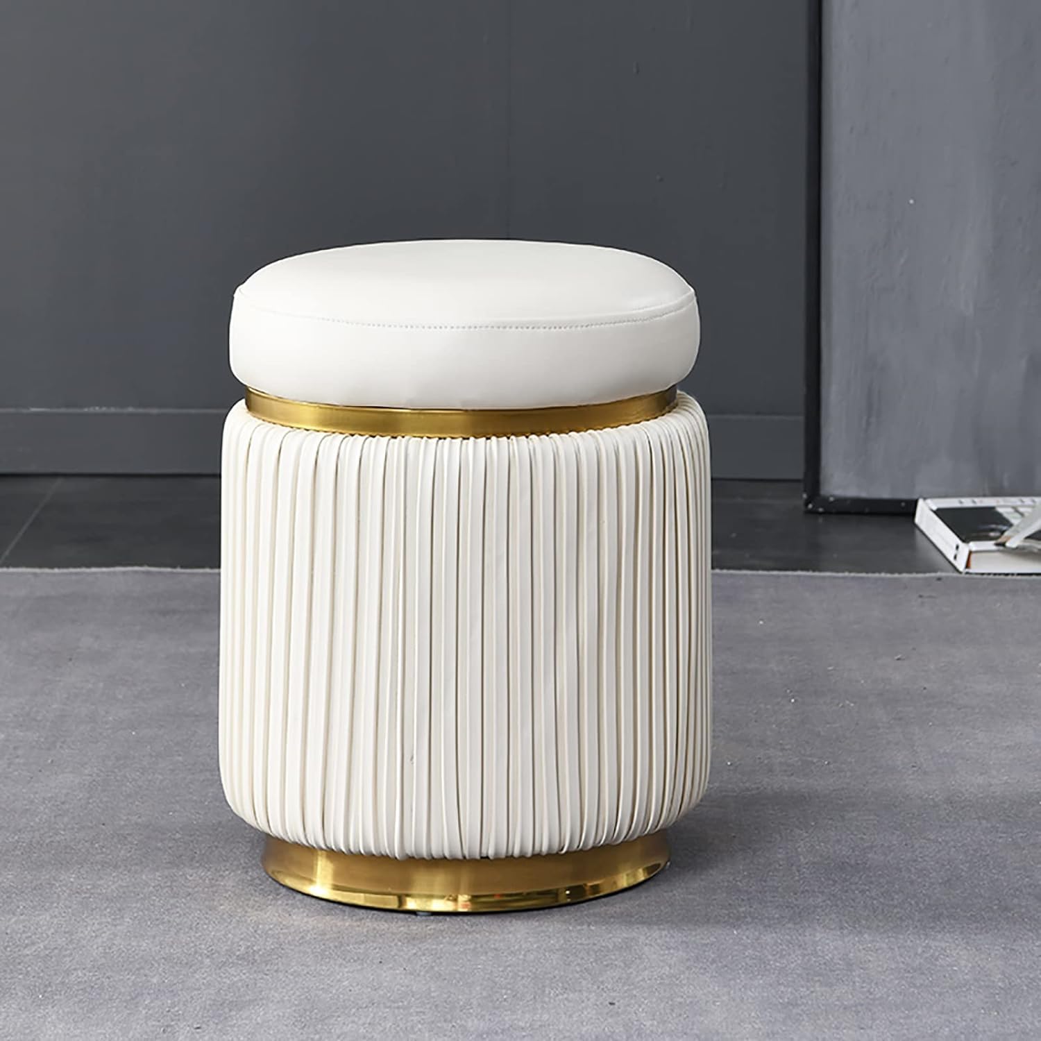 Banc à chaussures ottoman confortable pour une entrée accueillante