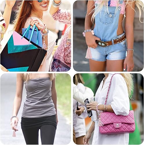 Miniatura 7 de Mr.EV - Cuentas de silicona de macarrón para fabricación de llaveros, cuentas de silicona de 0.59 pulgadas a granel, cuentas de silicona coloridas