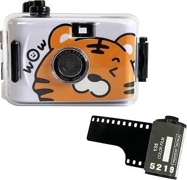 Waterproof Disposable Camera 35mm - Underwater Film Camera for Beach, Snorkeling, Swimming & Summer Vacations - 18 Exposures, No Flash, Durable Design for Teens & Adults