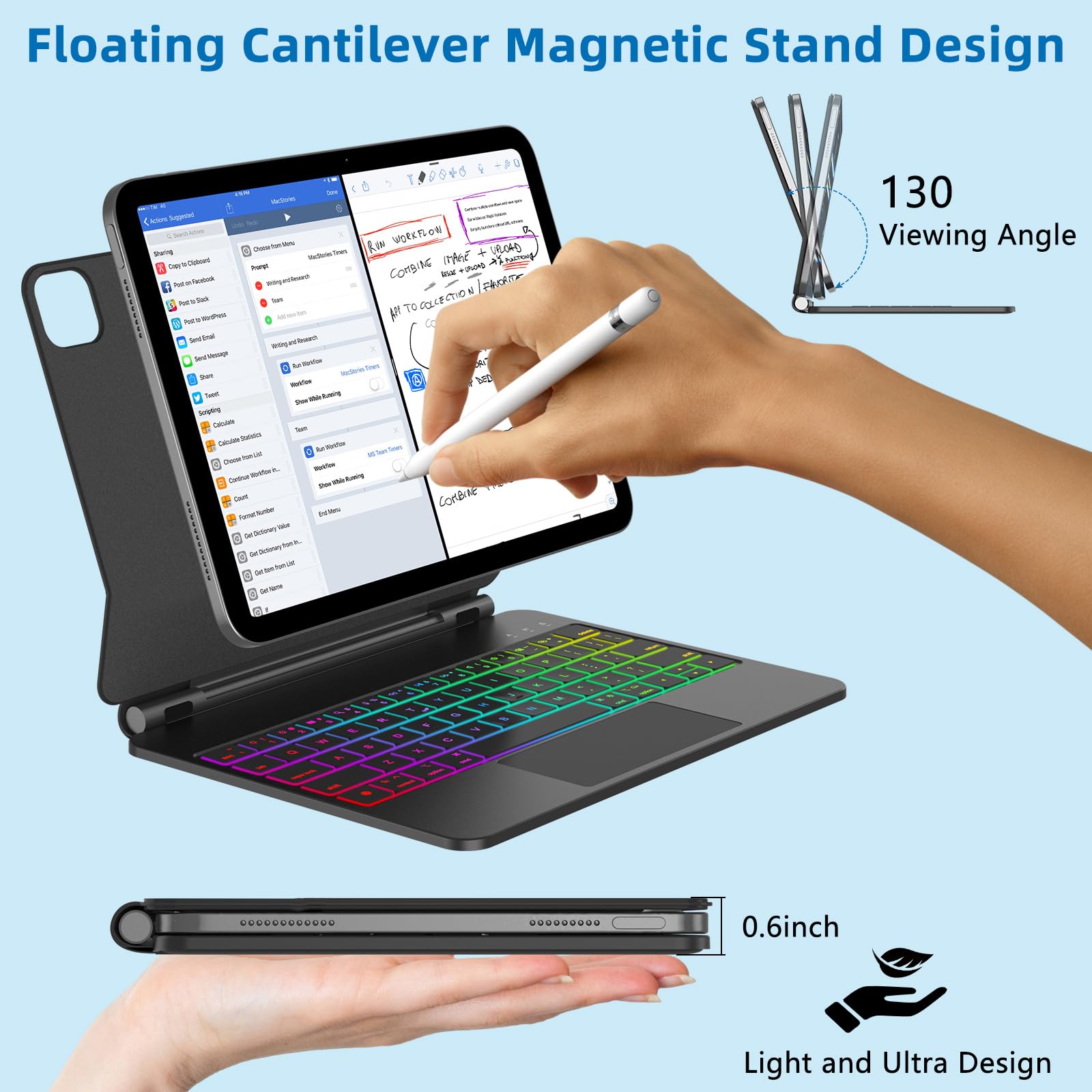 Amazon.com: Magic Keyboard Case for iPad Air 11-inch (M4 2026/M3