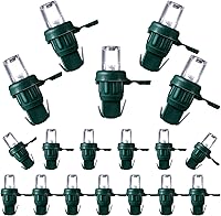 Vista 14 de Bombillas de repuesto LED Honoson de 5 mm para luces de cadena de Navidad, juego de luces de alambre de ángulo amplio LED para decoración del hogar