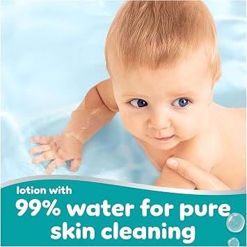 Pampers 99% Water Baby Wipes, 540 Count