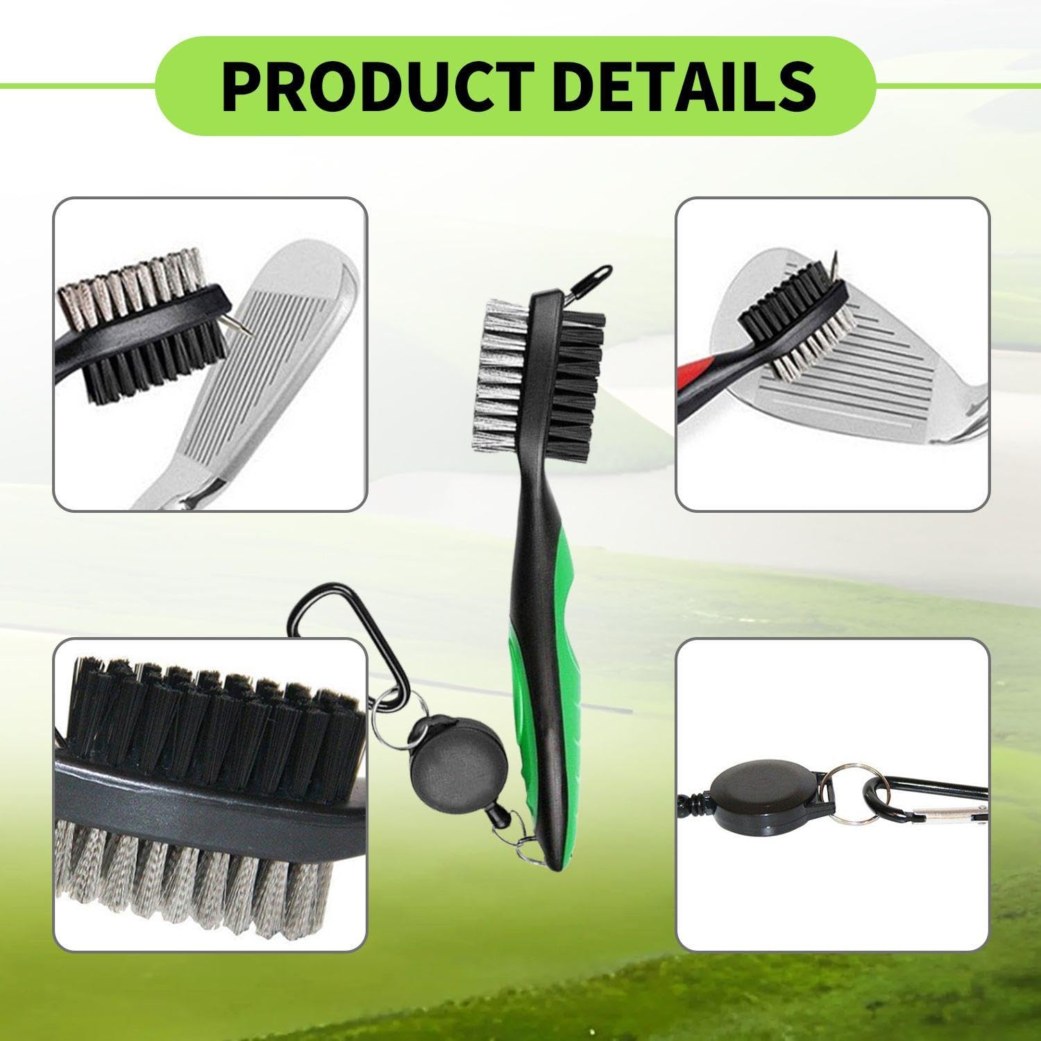 1 Piece Of Golf Bag, 1 Piece Of Golf Club Cleaning Brush, Golf Practice Bag, Golf Accessories Bag - Image 3