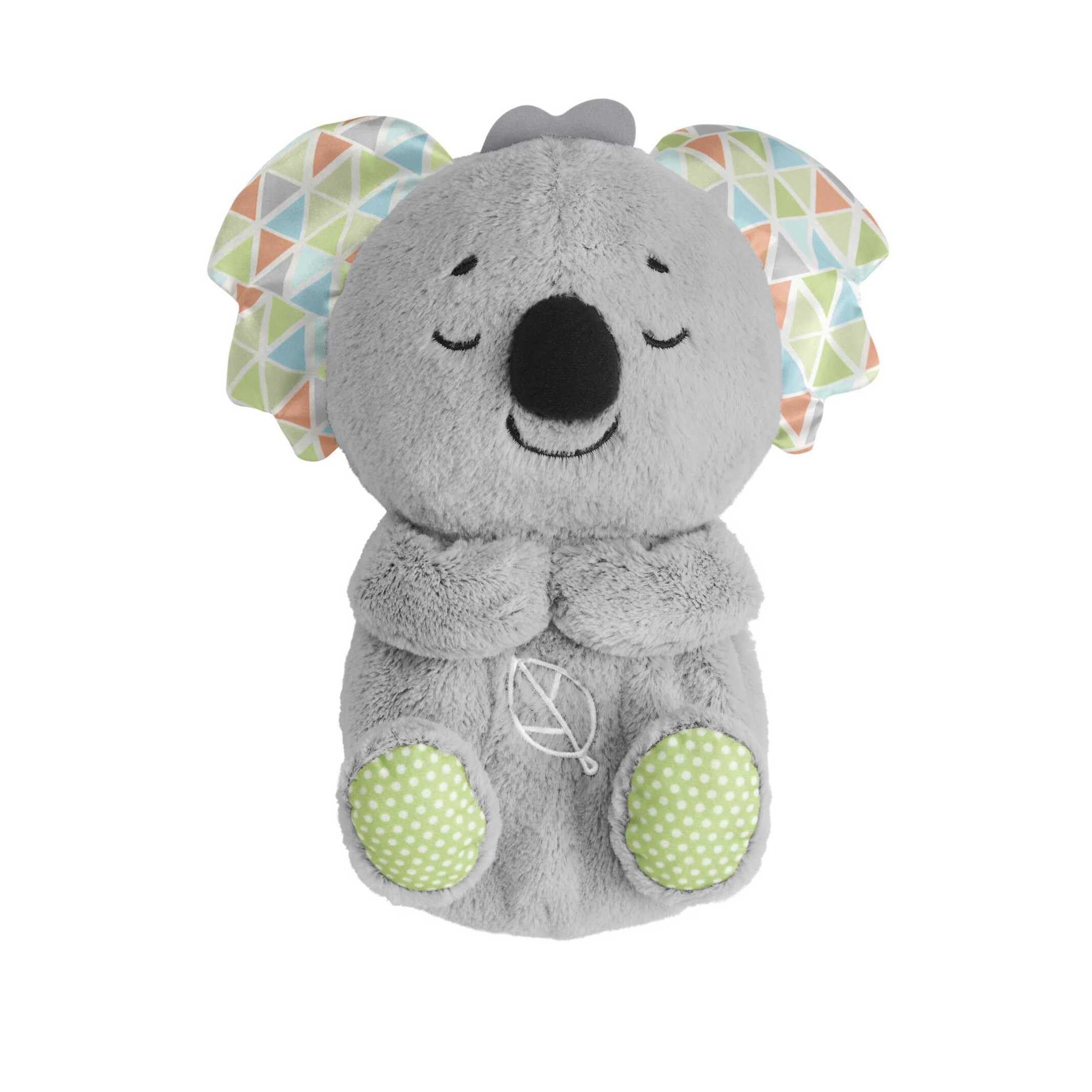 Fisher-Price Koala Bedtime Crib and Plush Toy for Newborn Baby (Mattel HBP87)