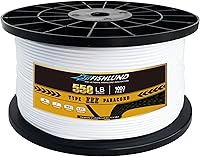 Vista 38 de Paracord 550 lb, cuerda de paracord de 7 hebras 1000 pies 4 mm, cuerda de paracaídas de nailon para acampar, verde oliva