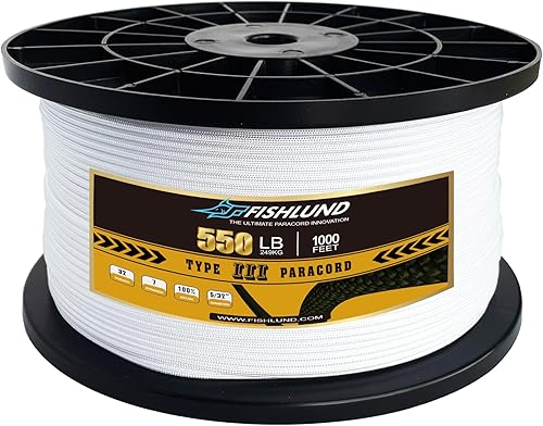 Miniatura 39 de Paracord 550 lb, cuerda de paracord de 7 hebras 305 m, 4 mm, cuerda de paracaídas de nailon para camping, rojo imperial