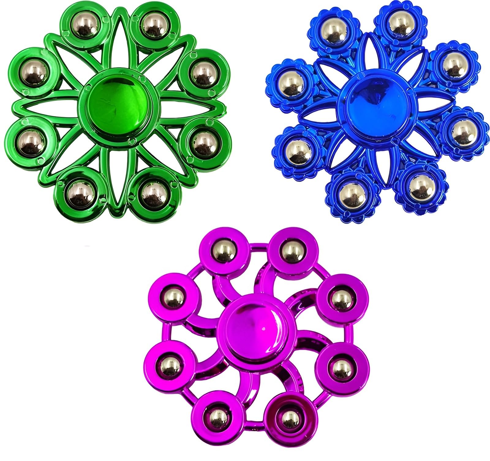 Ninja Metal Ball Fidget Spinner, 3 Pack, Long Rotation, Multi-Design Hand Spinner, Stress Relief EDC Toys for Kids, Adults, Boys & Girls,(3pcs Random Color as per Stock) (B0DJ14GYWR) Amazon Price History, Amazon Price Tracker