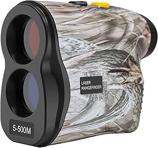 RANRAO 500m Golf Rangefinder, 6X Hunting Range Finder, Digital Golf-Monocular Range Finder Distance Measure Hunting Rangefinder for Bow Hunting