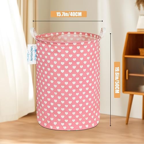 Miniatura 2 de Canasta Langyashan de almacenamiento, plegable, organizador de tela de lona, para dormitorio, ropa, habitación del bebé, juguetes y de regalo