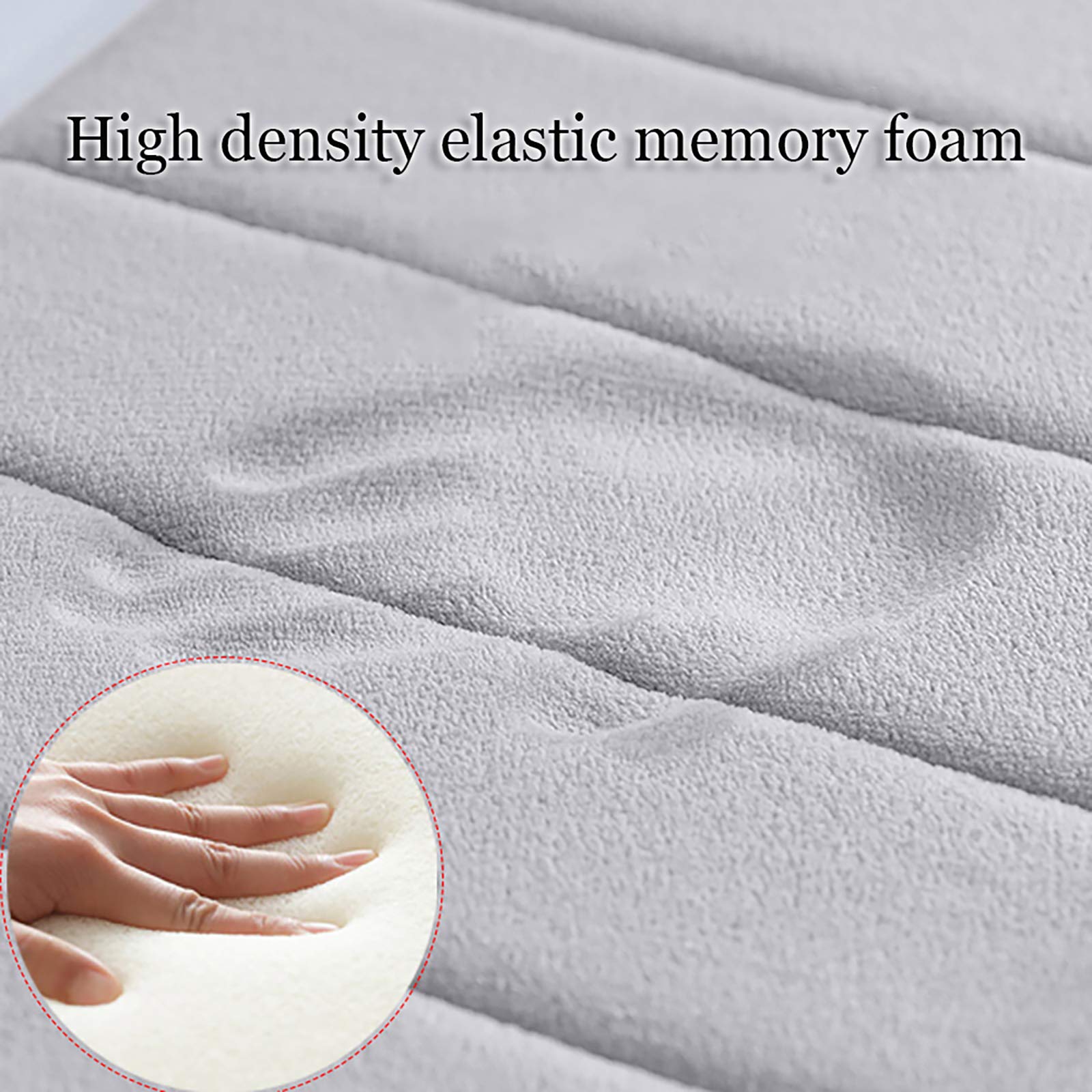 Zerbino Memory Foam corallo del panno antiscivolo bagno Mat molle eccellente microfibra Bath Mat Lavabile in lavatrice Bagno Tappeti assorbente eccellente spessa e resistente Bagno Tappeti,2,50cmx80cm