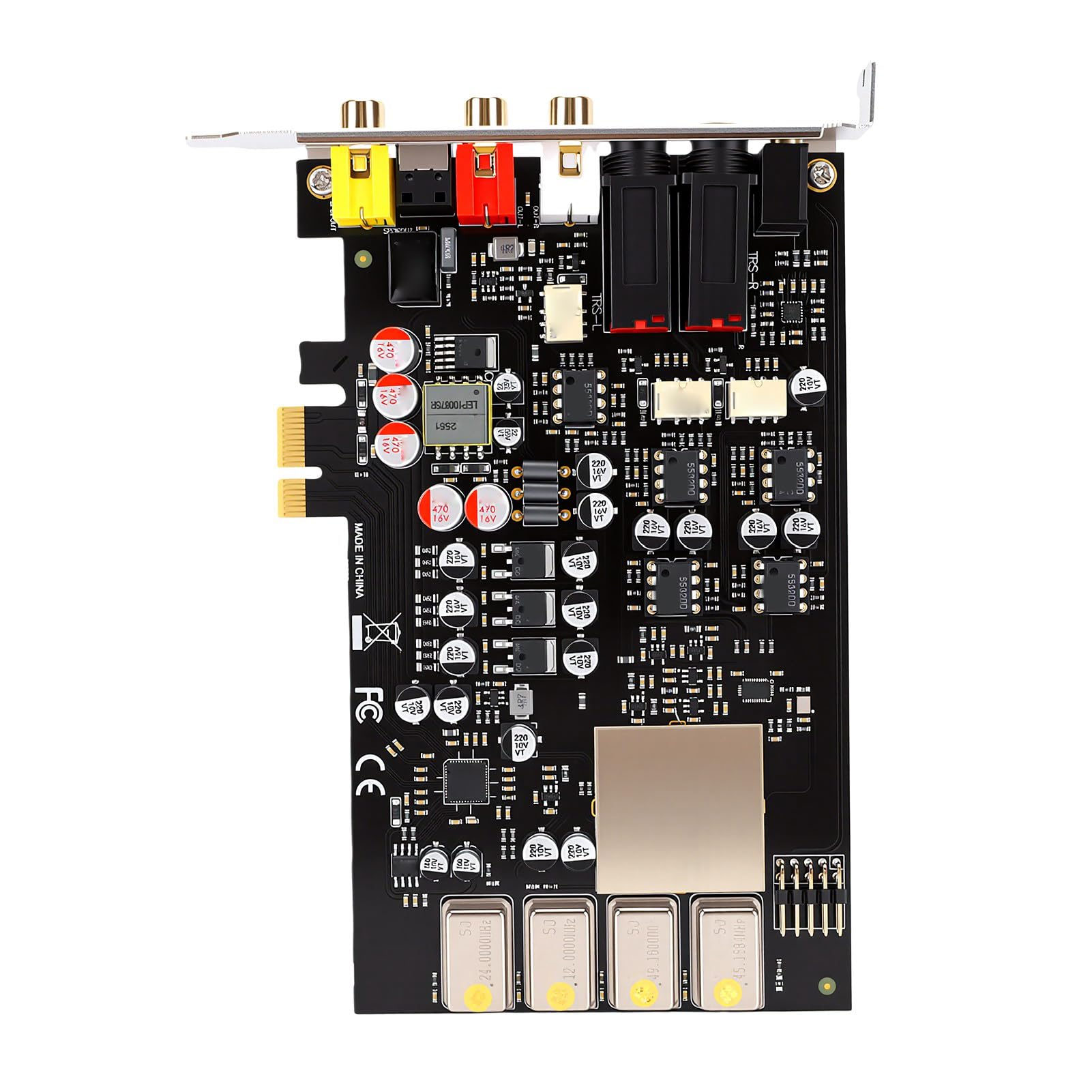 GOWENIC Scheda Interna PCIe per PC Desktop 2.0 Stereo