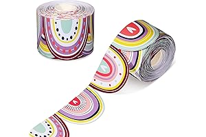 Oh Happy Day Rainbow Scalloped Borders