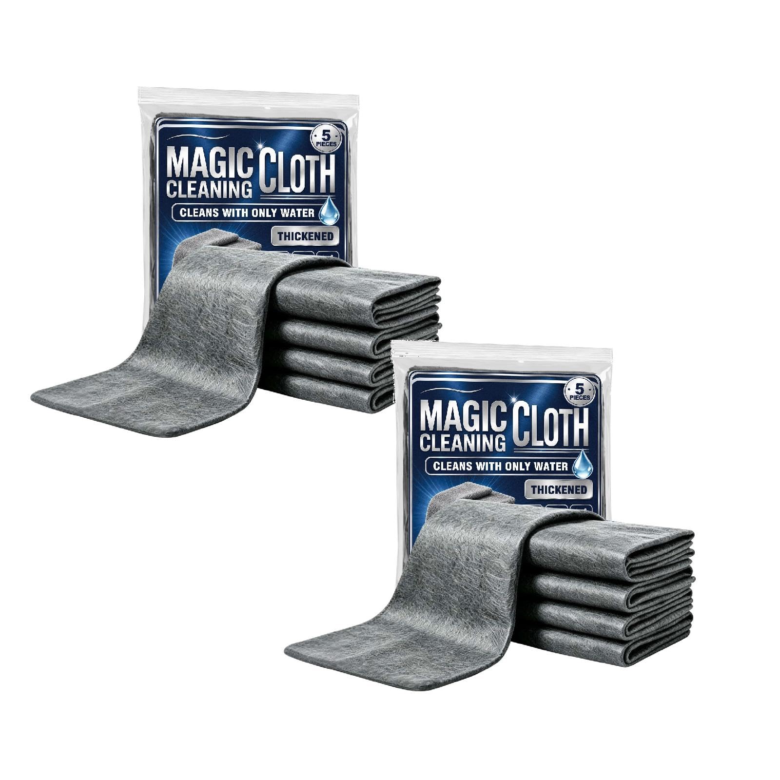 Mikrofaser Tücher 5er Set, Fensterputztuch, Auto Trockentuch, 30x20 cm (10PCS)