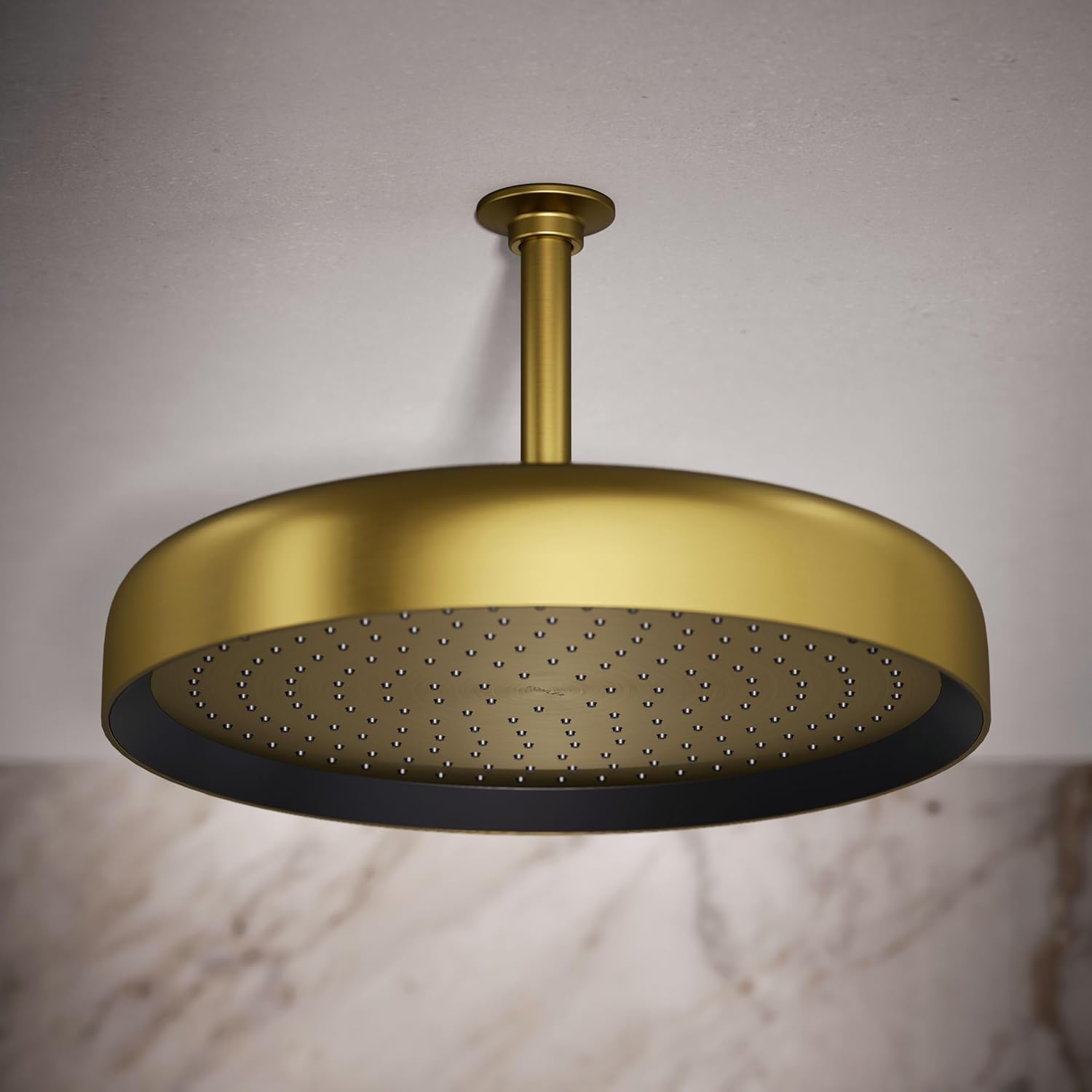 Kohler 26292-2MB Statement® Round 14" single-function rainhead, 2.5 gpm, Vibrant Brushed Moderne Brass