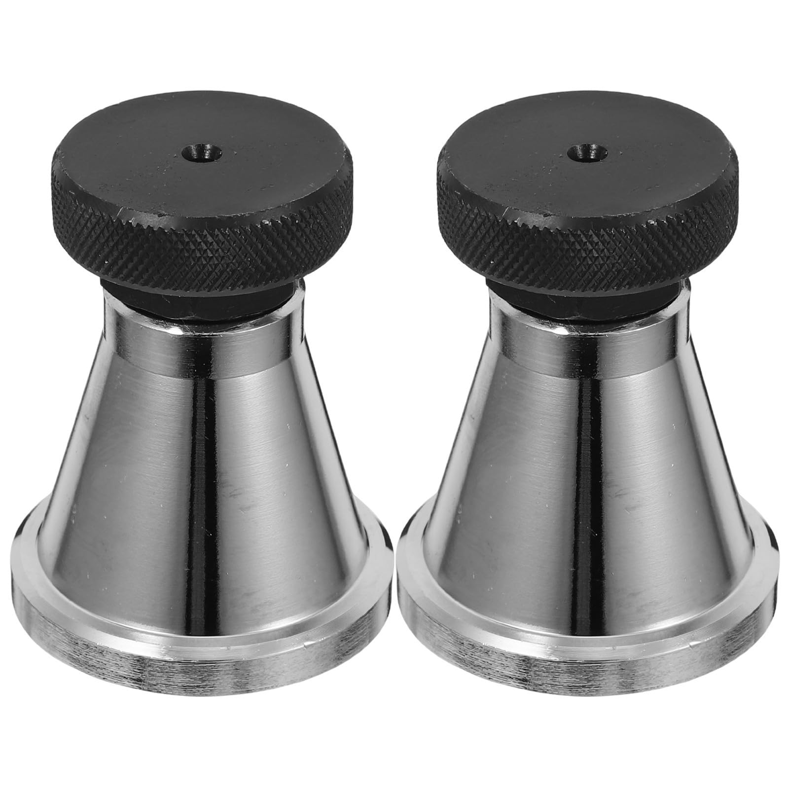 2 Piezas Gato de Maquinista de Acero Ajustable Base Ancha