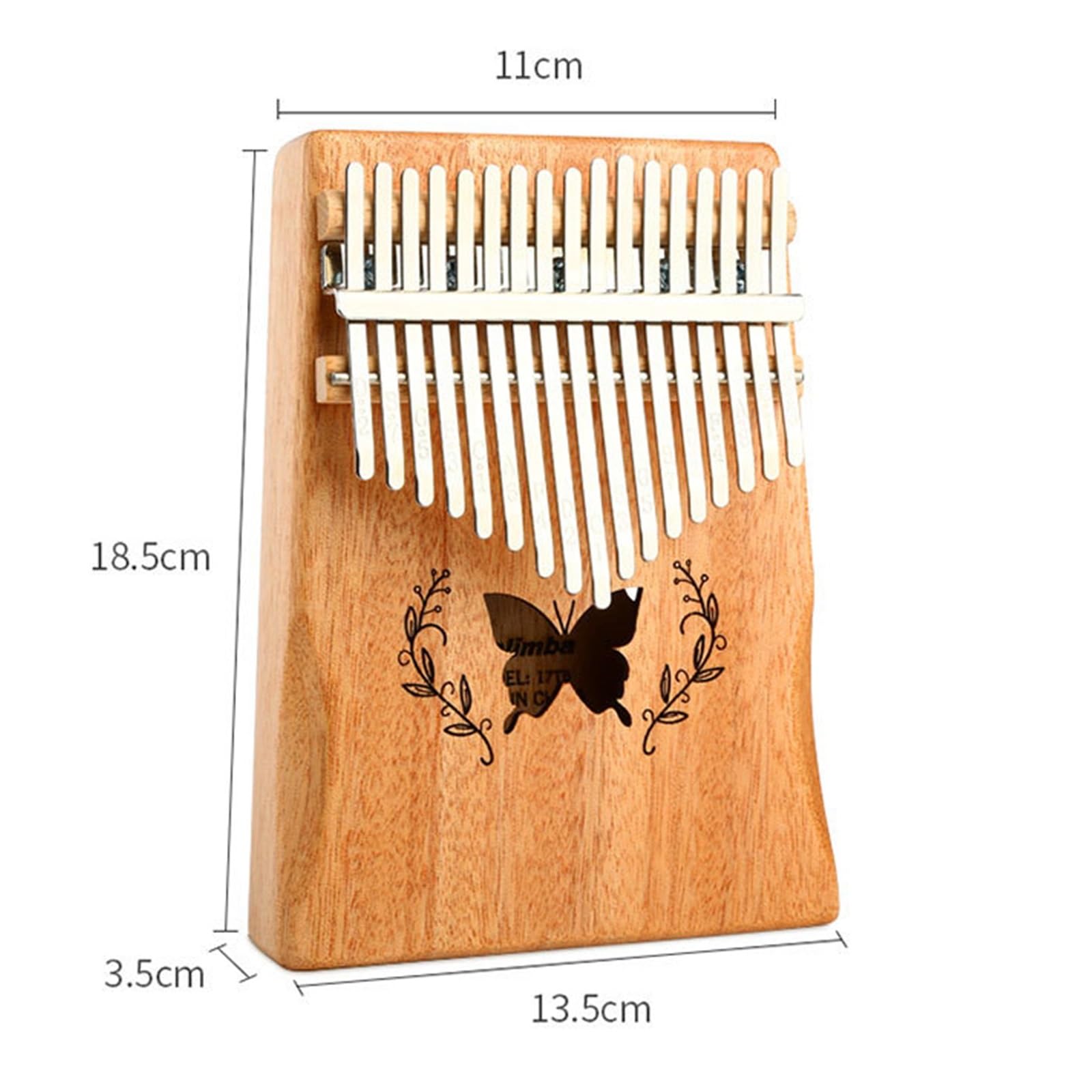 Kalimba Strumento Musicale Wood Tutto Solido Kalimba Piano Thumb Piano Strumento Musicale Portatile Strumento Finger Piano A 17 Note Piano(17 keys3)