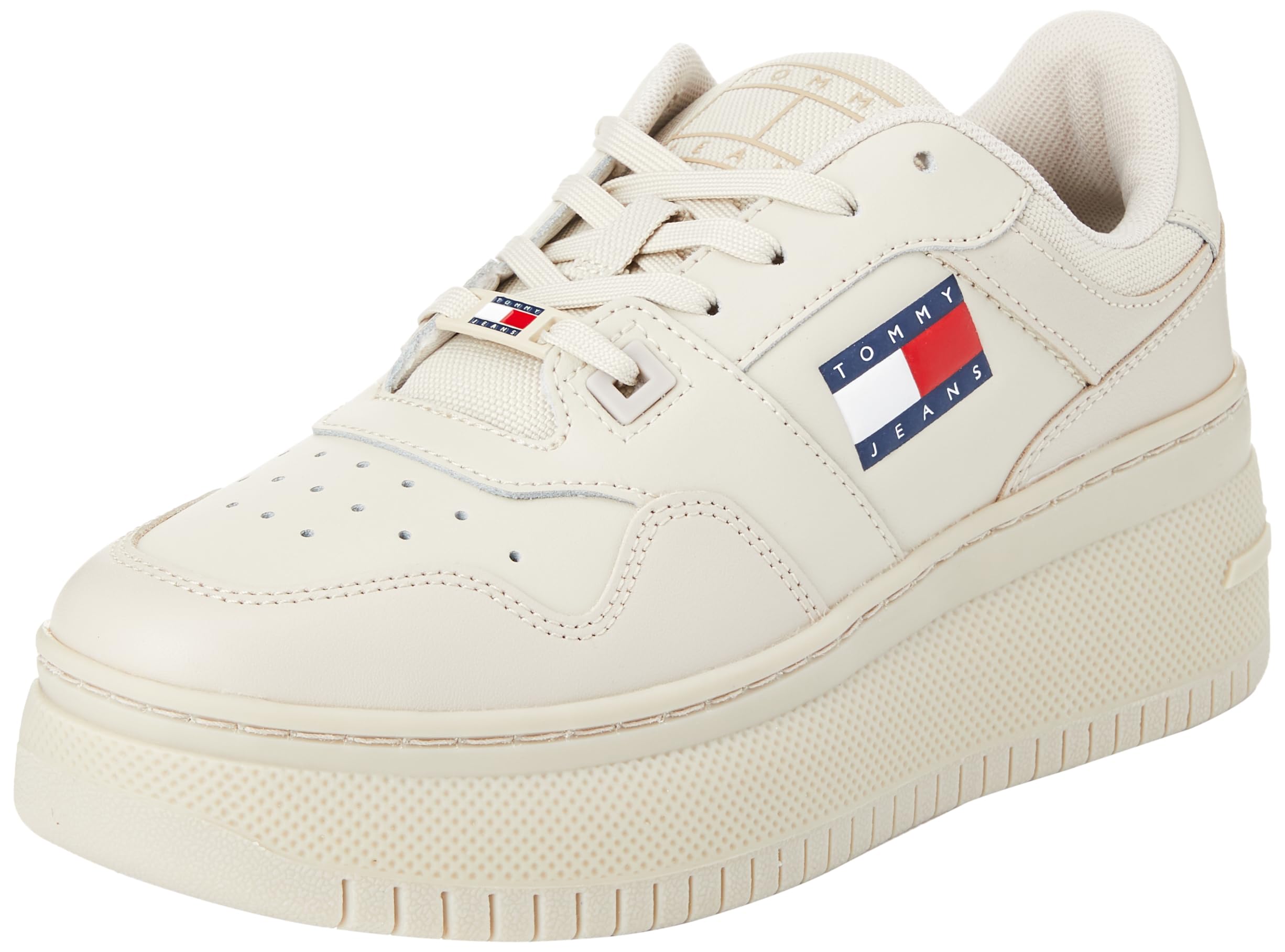 Tommy Jeans Tommy Jeans Tjw Retro Basket Flatform ESS En0en02506, Zapatilla con Suela Cupsole Mujer