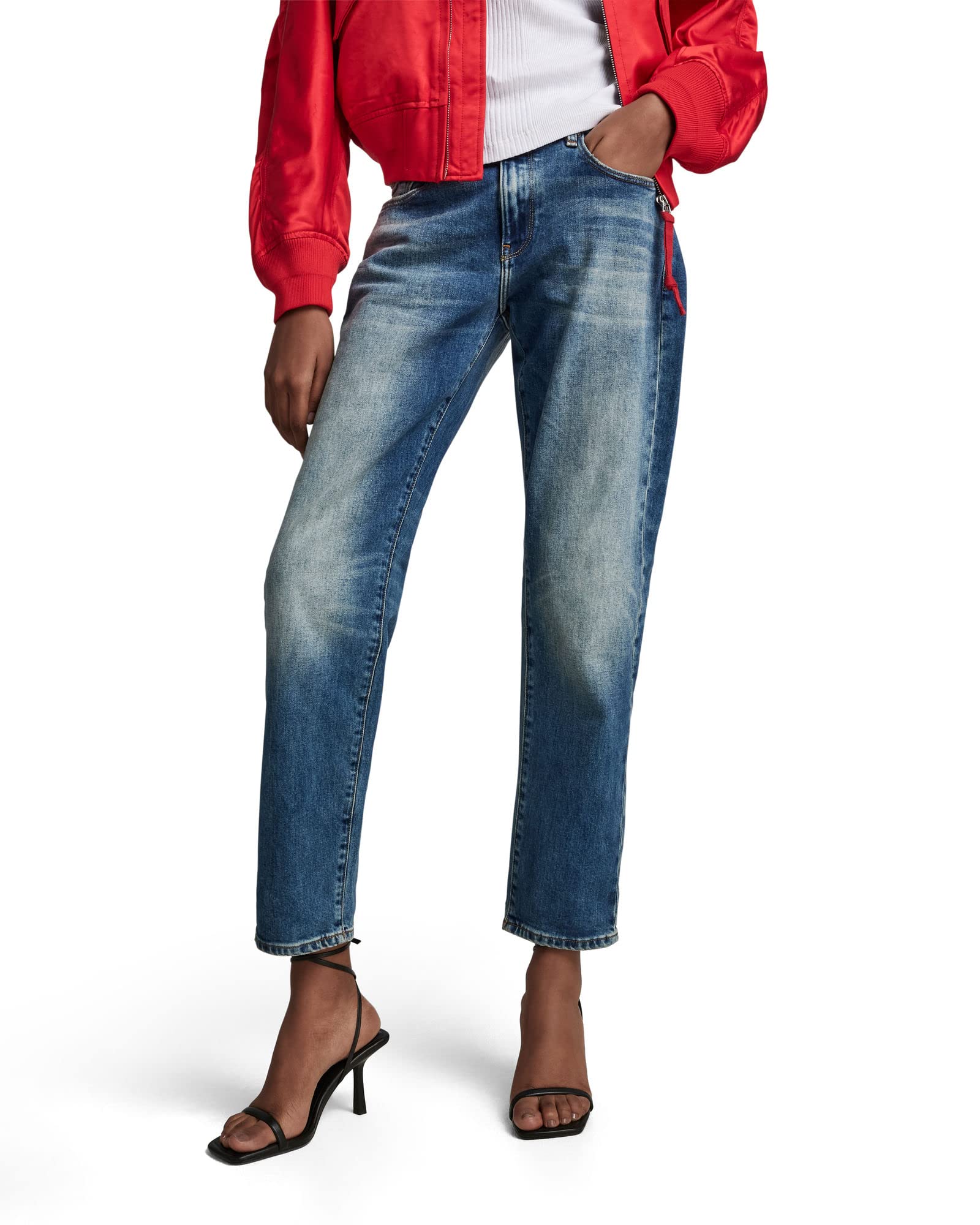 G-Star Women's Bleu Jeans Kate Boyfriend Small