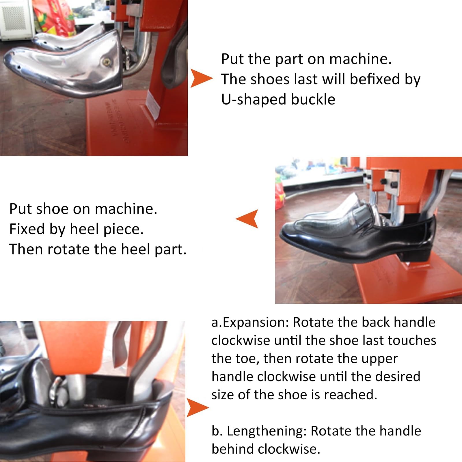 Macchina per barella per scarpe a quattro teste, barella professionale per scarpe con scala, lunghezza regolabile in larghezza, espansore manuale per scarpe, macchina di espansione per scarpe in