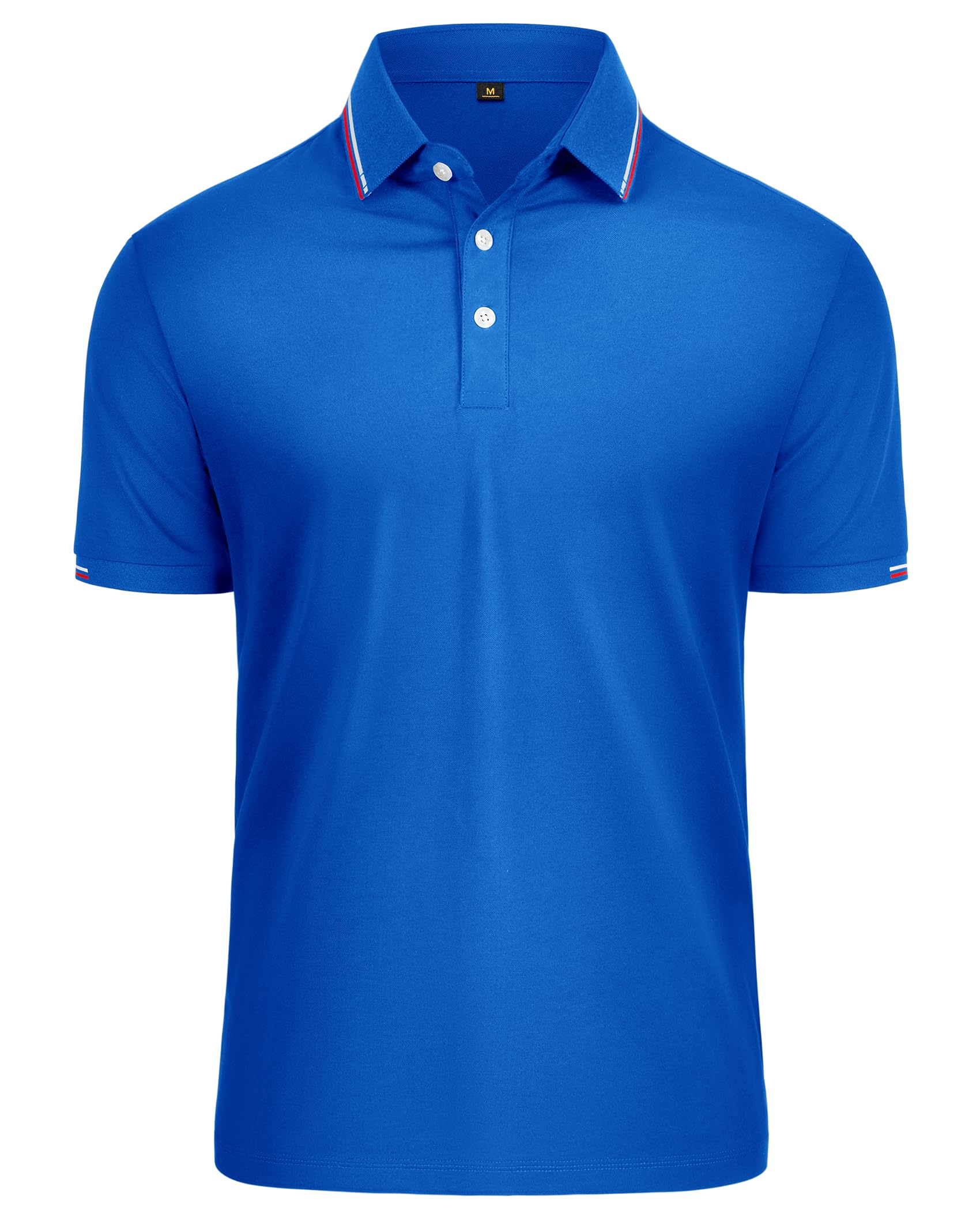 J.VER Poloshirt Herren Kurzarm Arbeitshemd Männer Sommer Atmungsaktiv Polo Knopfleiste Regular Fit Poloshirts Golf Sport Tennis Casual Shirts