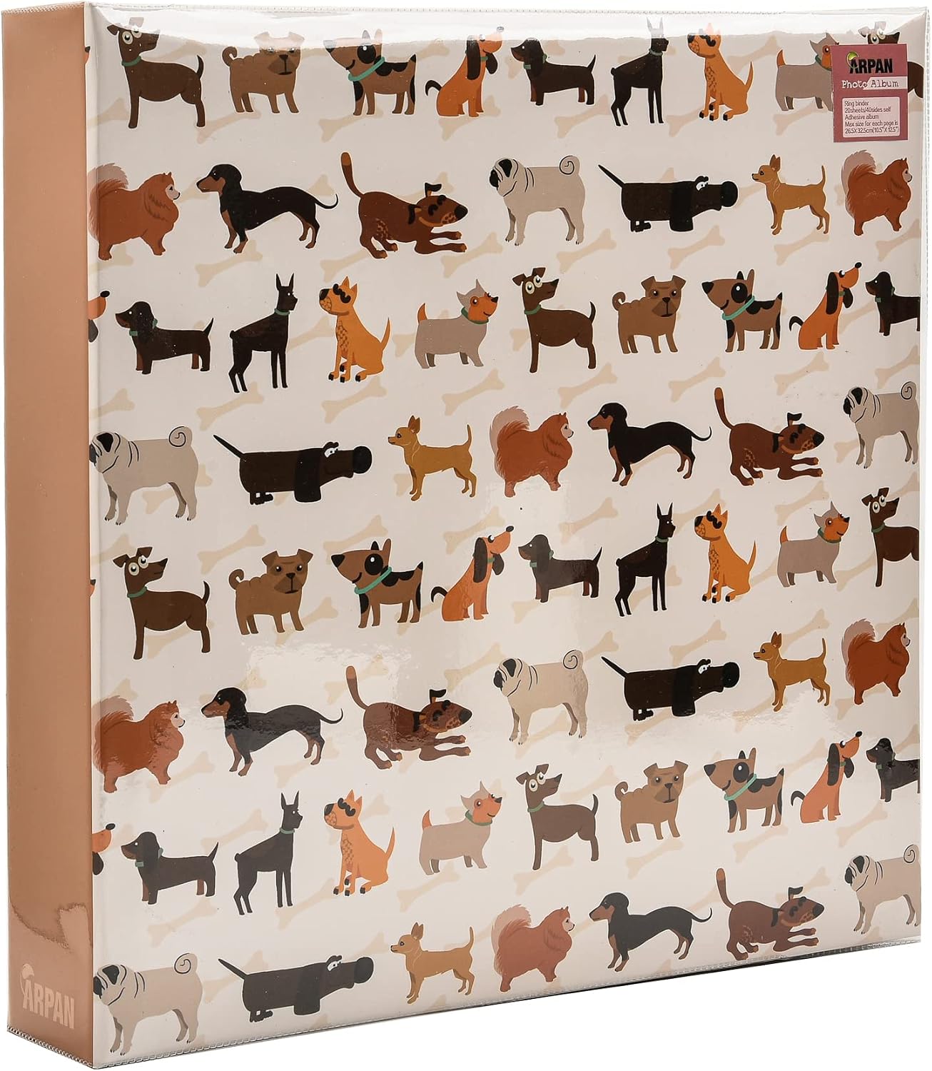 Arpan Extra Large 3 Ring Binder Self Adhesive Photo Album 20 Sheets 40 Arpan extra large 3 ring binder self adhesive photo album 20 sheets 40