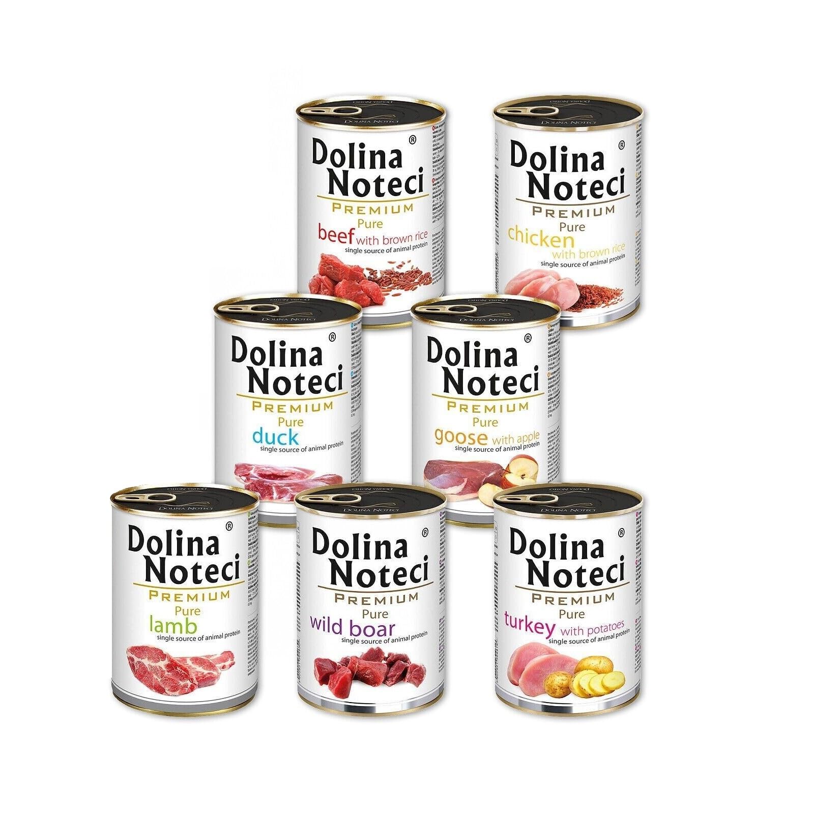 SUPERFOOD PURE for Allergic Dogs - Healthy Nutritious Complete Dog's Wet Food -400g- Dolina Noteci