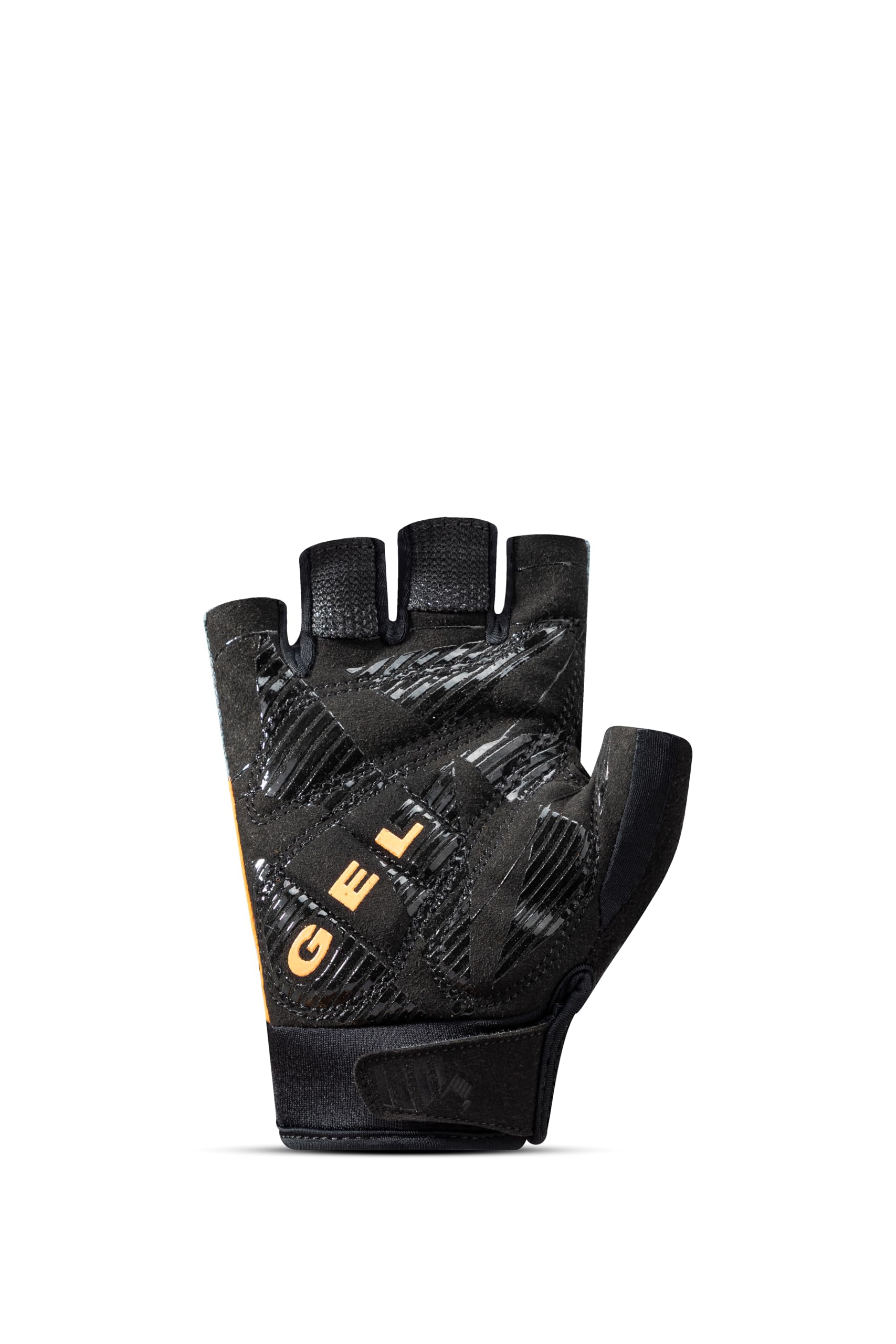 Roeckl Sports Fahrradhandschuh ITAMOS 3, Gel Halbfinger Handschuh, Grau/Orange 9 Fashion