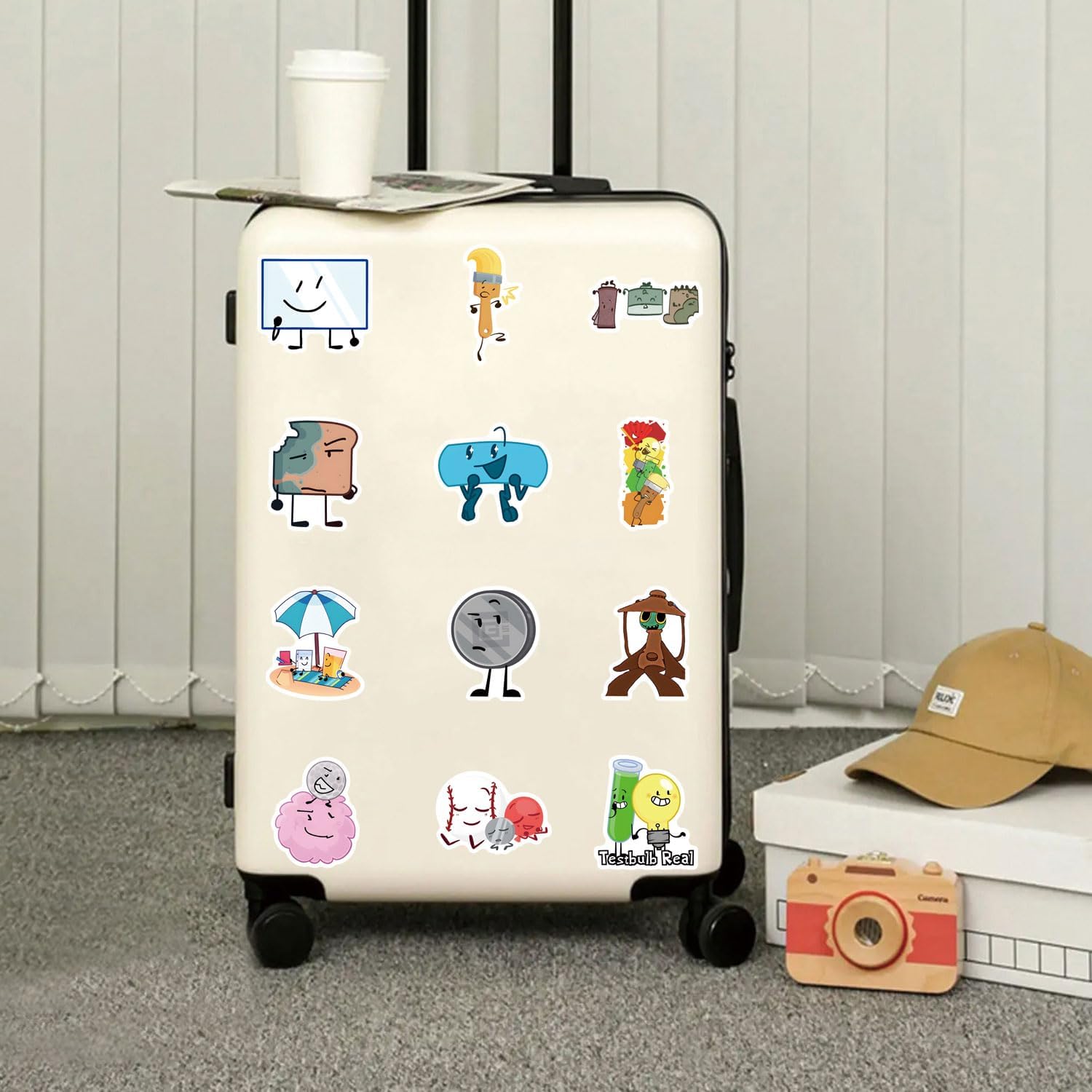 138Pcs Object Show Stickers, Cute Cartoon Waterproof Vinyl Decals for Water Bottle, Laptop, Skateboard, Helmet, Car Award Motivational Decals Perfect Pickleball - Image 8