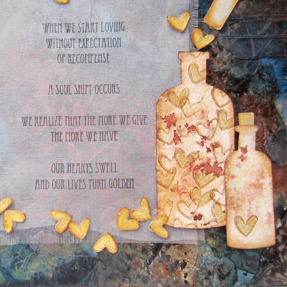Fustelle per bottiglie di merce, per fare i desideri in metallo, per fai da te, scrapbooking, carta, artigianato, goffratura, stencil, stencil per artigianato, artigianato, artigianato, scrapbooking