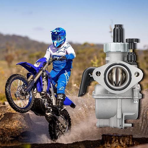 Miniatura 7 de NIBBI Carburador PE17mm para motor de motocicleta con brida de 80cc-100cc con jets de carburador para moto de cross, mini moto, Apollo moto de