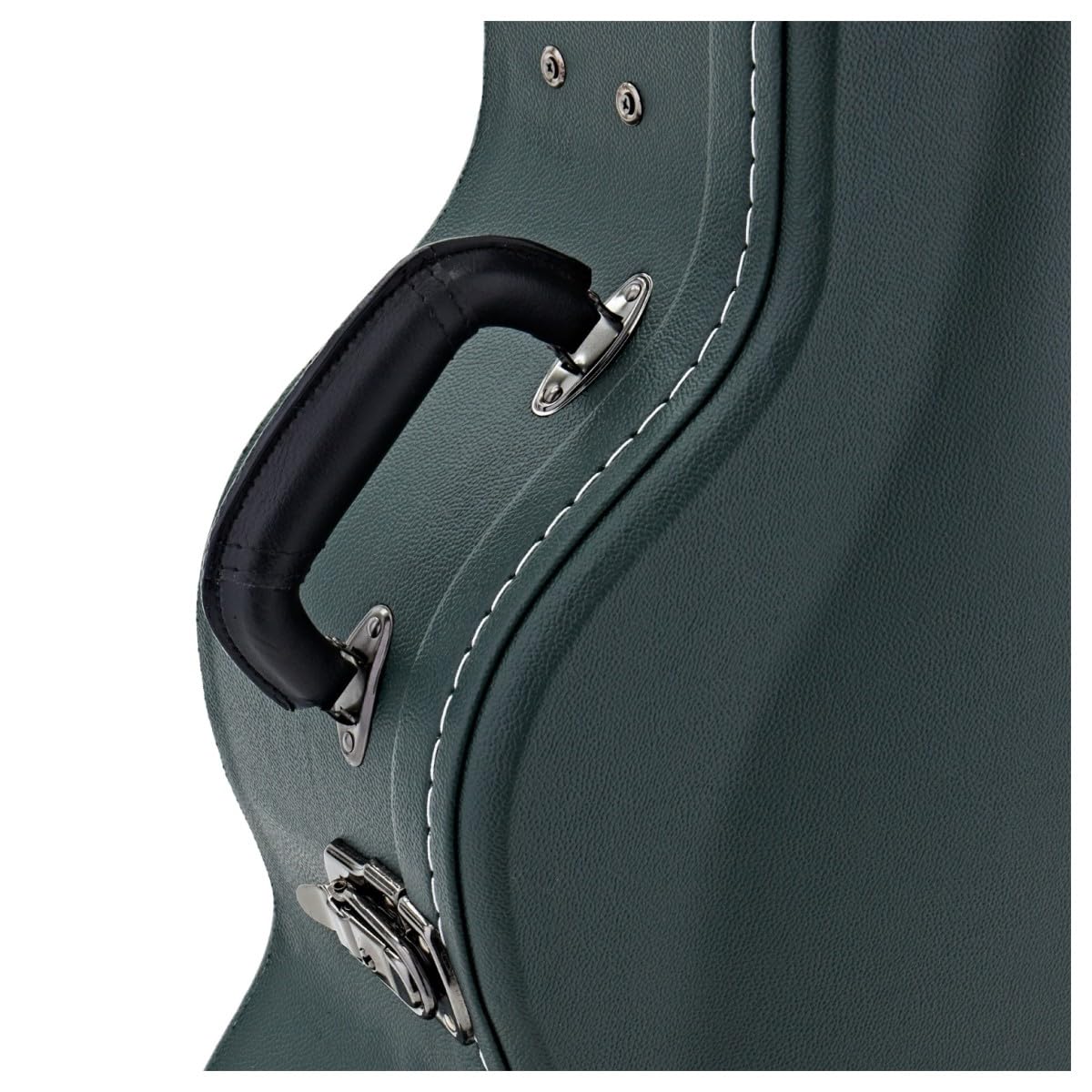 Hartwood Chitarra semi-acustica Revival e custodia rigida, Jet Nero | Include Custodia Rigida, Ponticello Fisso per Accordatura Stabile e Sustain, Corpo Semi-Cavo in Tiglio, Jet Black
