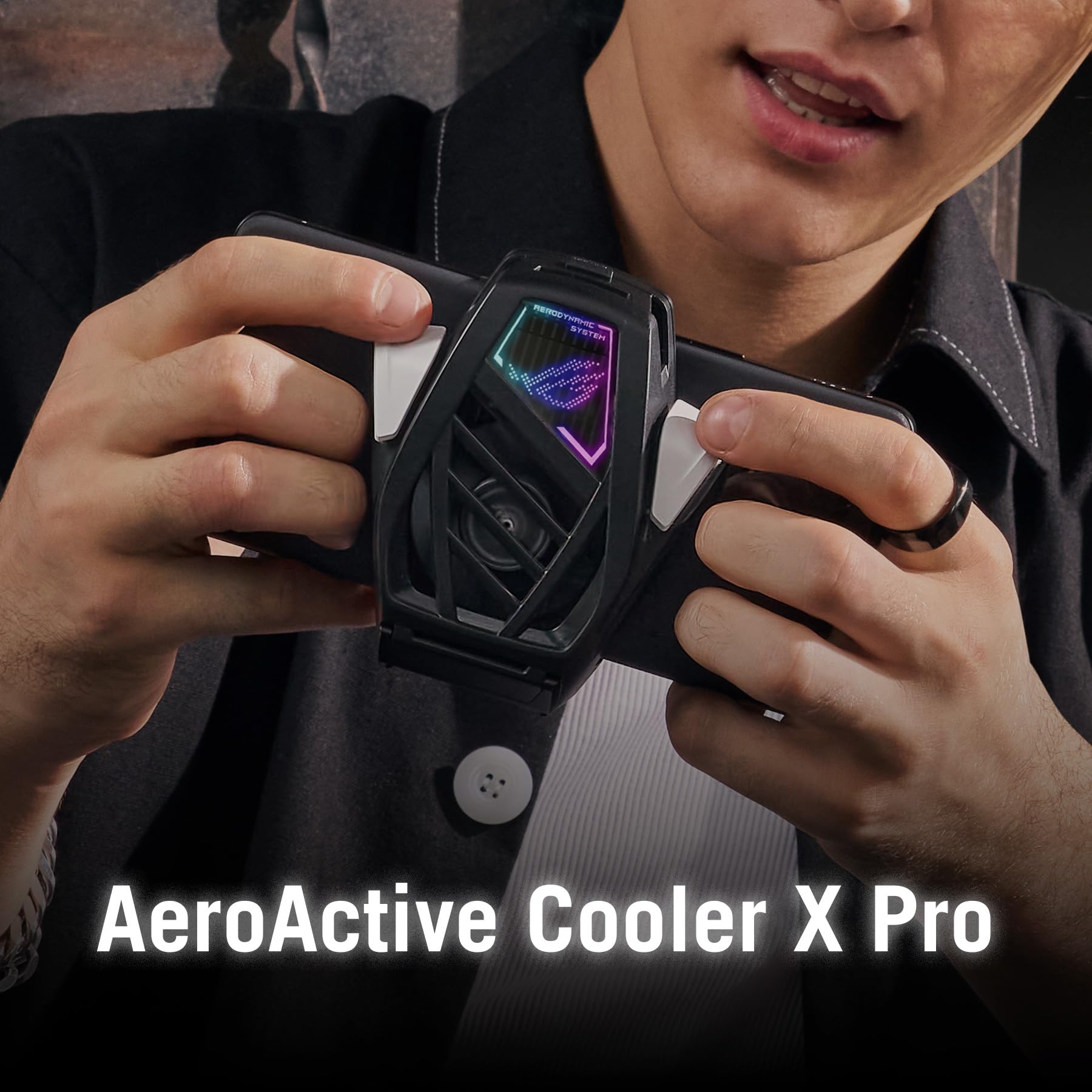AeroActive Cooler X Pro, wbudowany subwoofer, struktura skupiona na SoC, 2 fizyczne przyciski