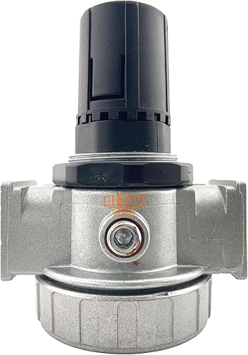 Miniatura 4 de Regulador de presión de aire comprimido en línea NPT MID FLOW de 38" para compresor de aire, 7 a 150 PSI ajustable