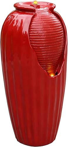 Miniatura 10 de Peaktop Fuente de suelo de maceta acristalada para exteriores