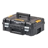TSTAK II Tool Box&comma; Flat Top Tool Storage Case&comma; Organizer Box Holds Up To 66 lbs&comma; Flexible Platforms for Stacking&comma; 13 Inch &lpar;DWST17807&rpar;