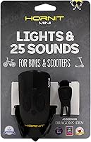 Vista 1 de Hornit Mini bocina de bicicleta y scooter con faros para niños