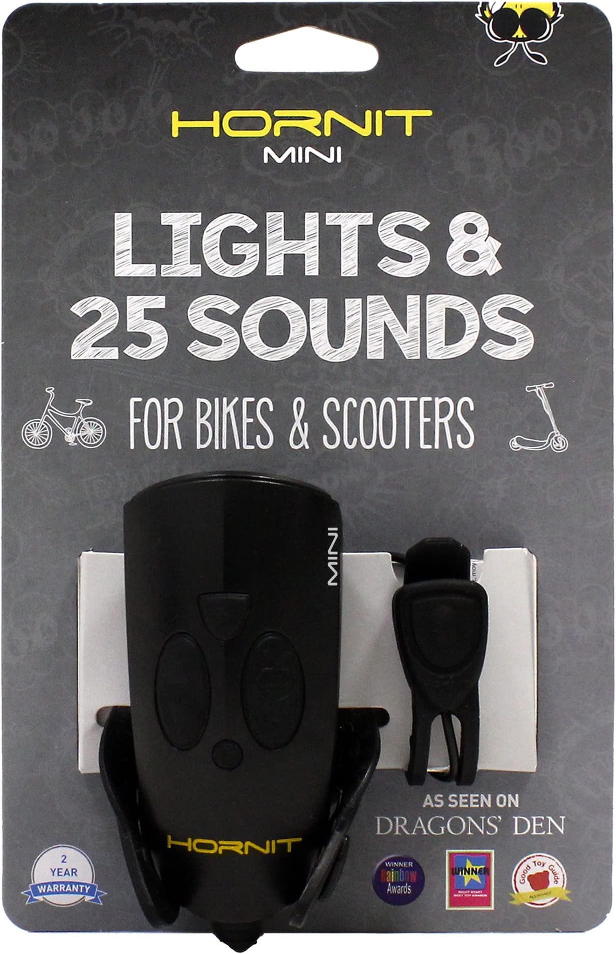 Hornit Mini Bike & Scooter Horn with Kids Headlight