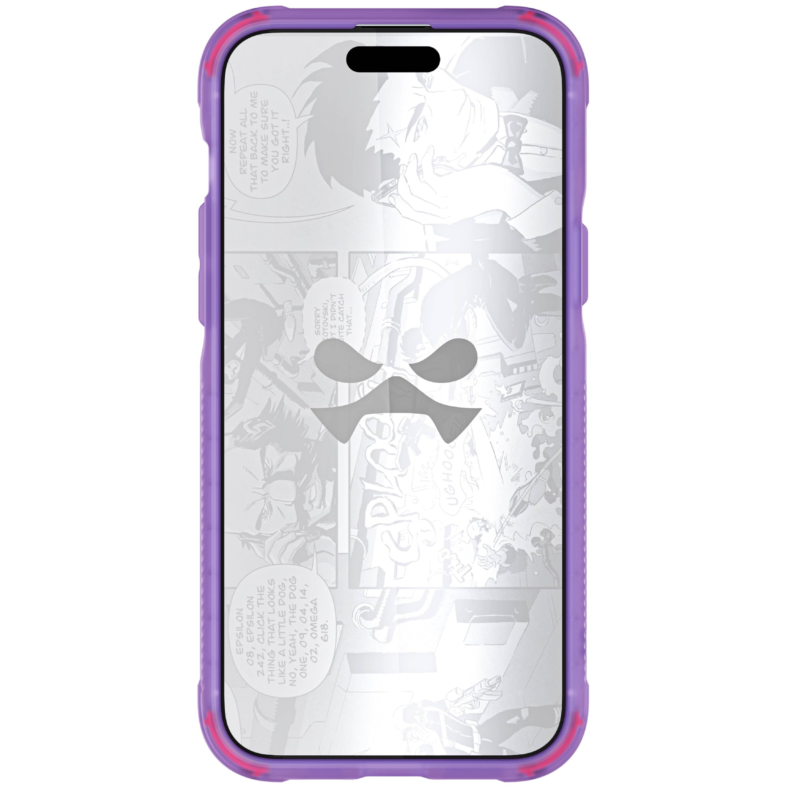 Ghostek Covert Custodia magnetica per iPhone 15 Plus, trasparente, compatibile con accessori MagSafe, protezione antiurto dalle cadute, cover trasparente per telefono (6,7 pollici, viola)