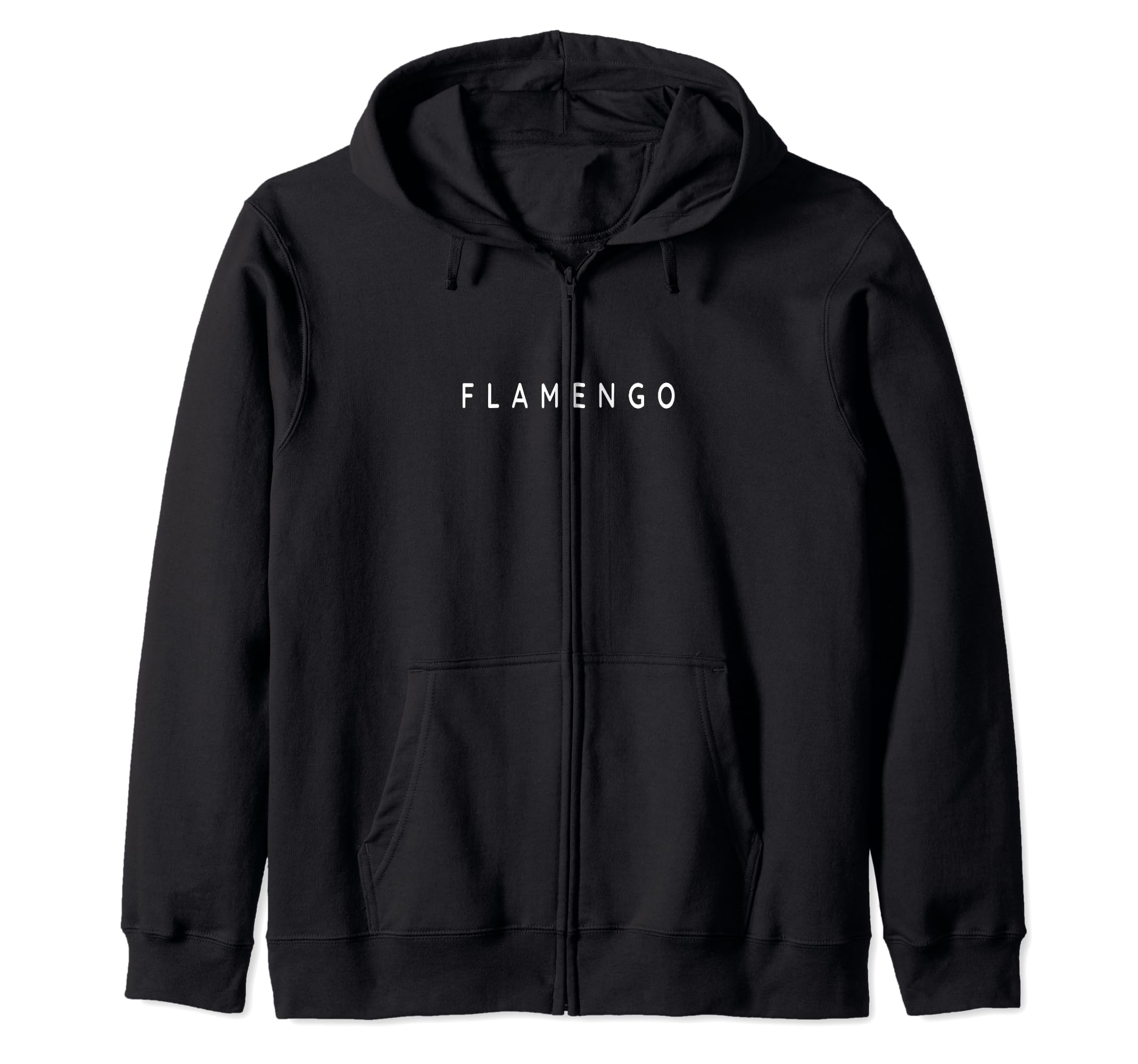 Flamengo Souvenirs / Flamengo Beach Resort / Modern Font Zip Hoodie
