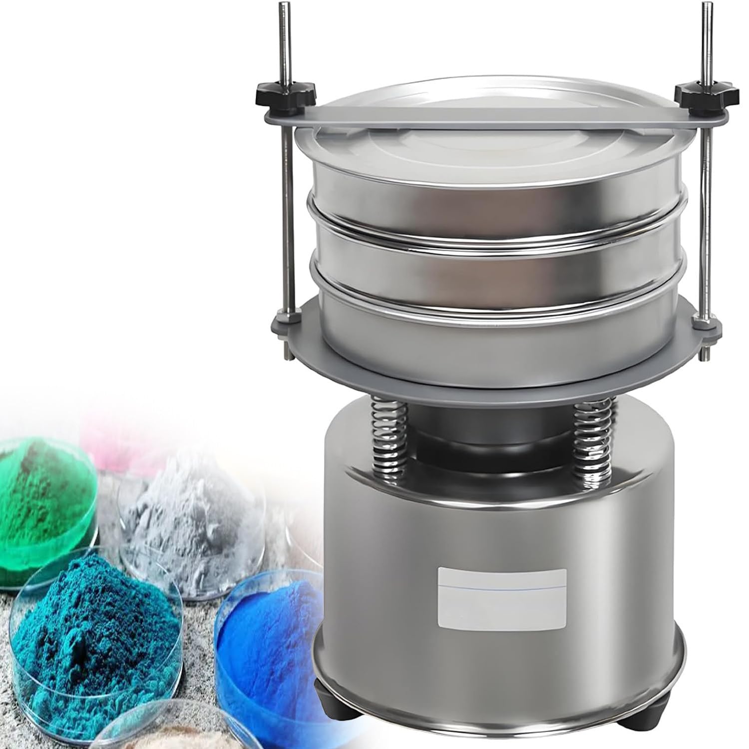 Agitador De Tamices Vibratorio Automático De Laboratorio mesh-45mesh/0.4mm