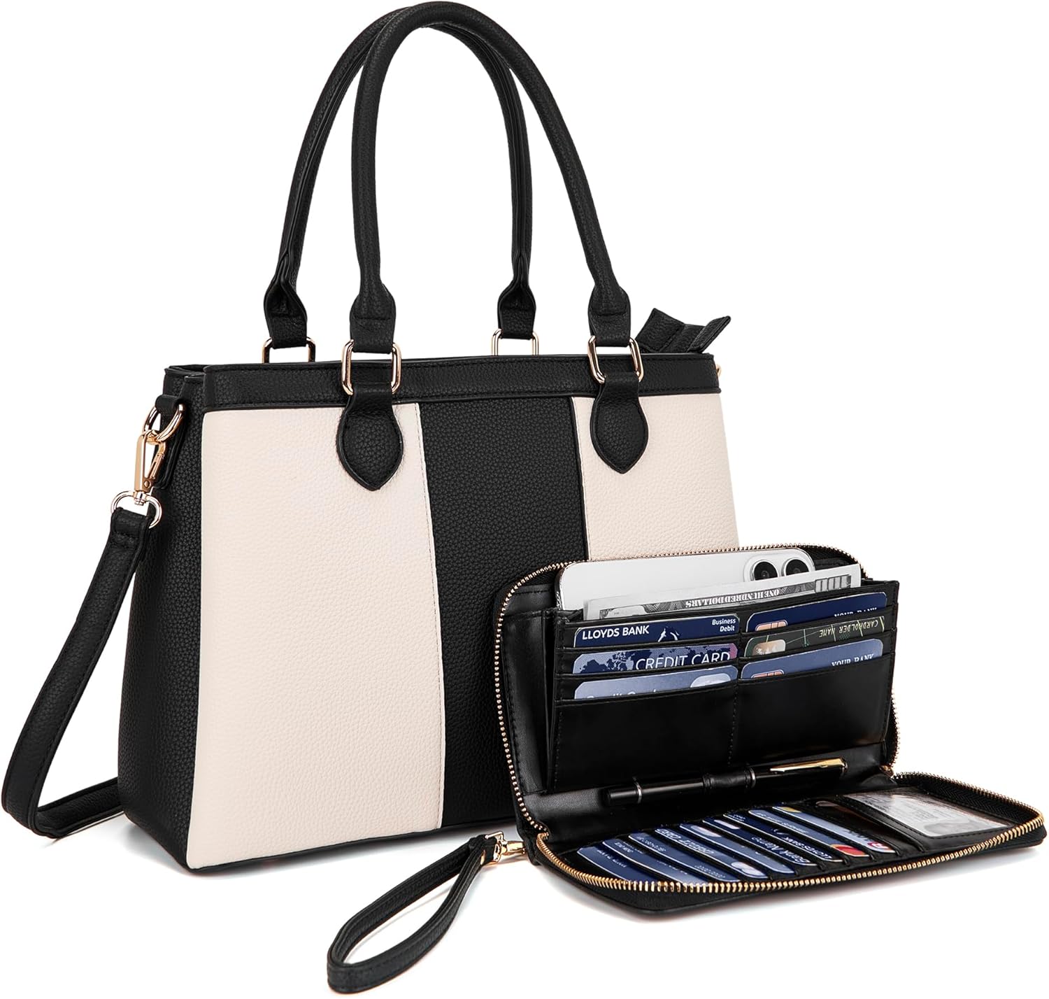 Purses and Wallet Set for Women Crossbody Top Handle Tote Satchel PU Leather Shoulder Bags