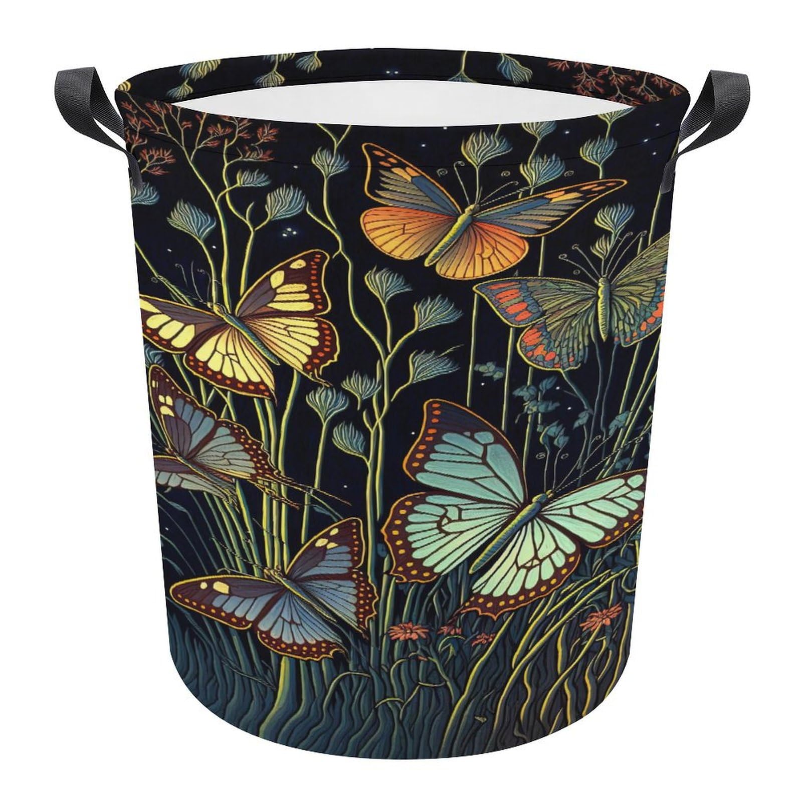 Cesta ropa sucia para evitar el desorden cesto de colada redondo lavable de 34x42cm
