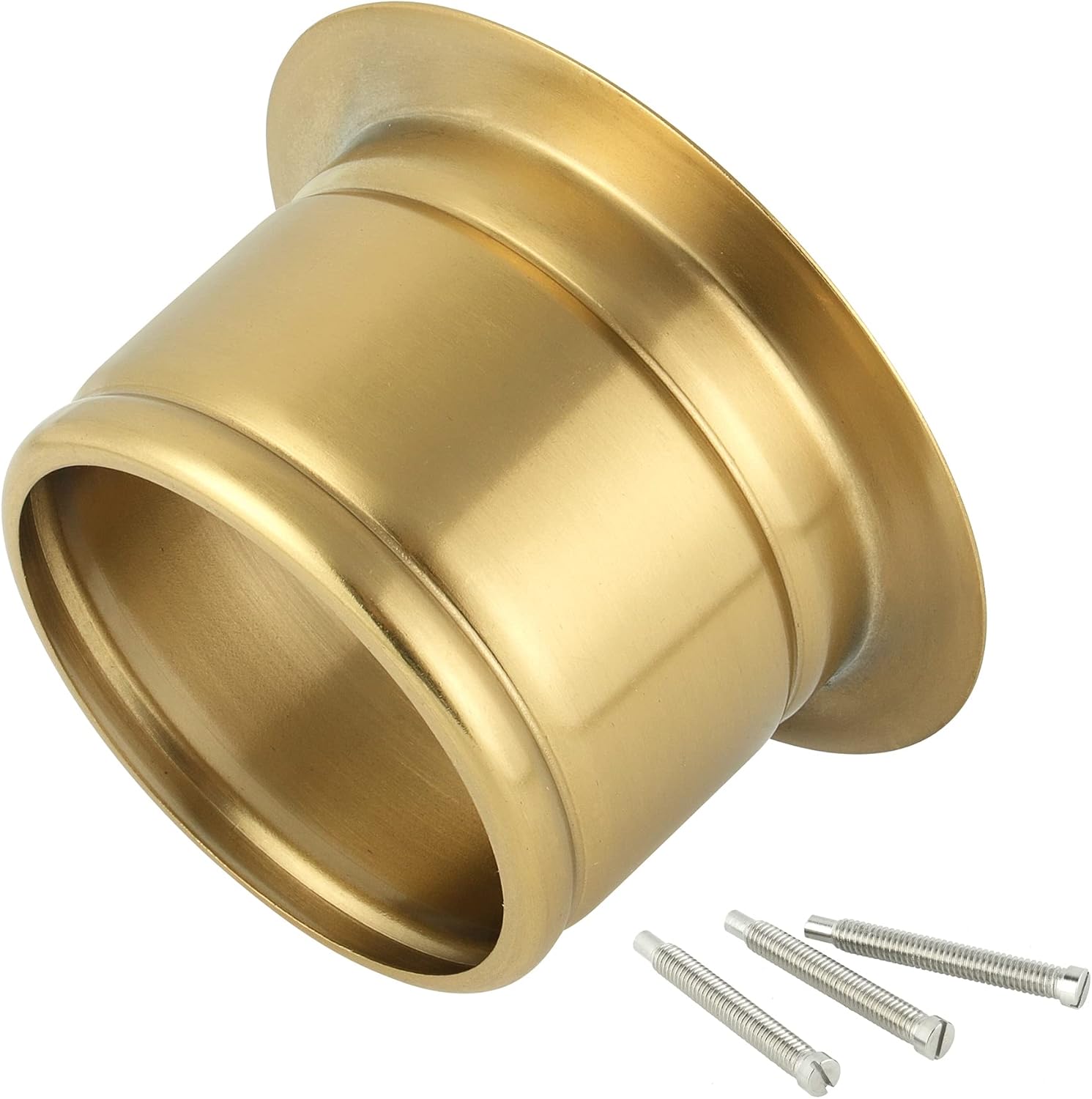 Extended Garbage Disposal Flange for Kitchen Sink,Deep Sink Flange Fit for US Standard Sink Drain Hole,Gold Color
