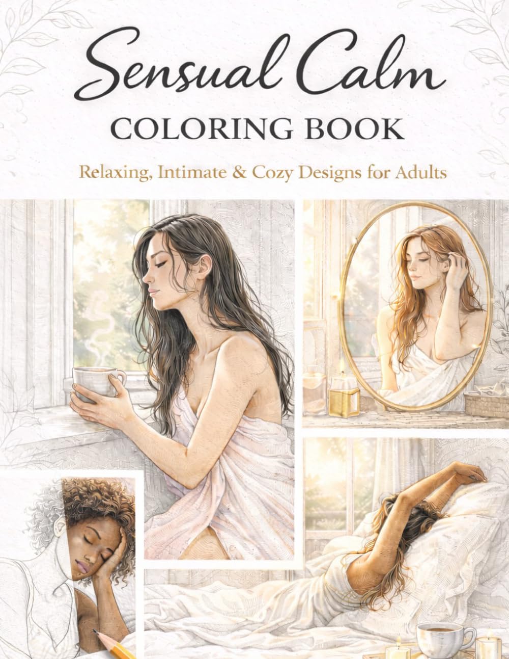 Sensual Calm Coloring Book: Relaxing, Intimate & Cozy Designs for Adults | Self-Care, Mindfulness & Stress Relief Coloring Pages