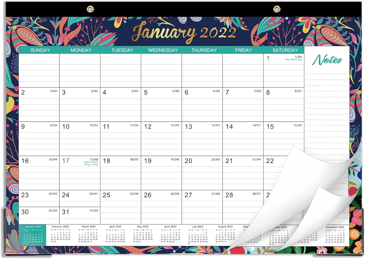 Calendar 2022 January With Holidays
