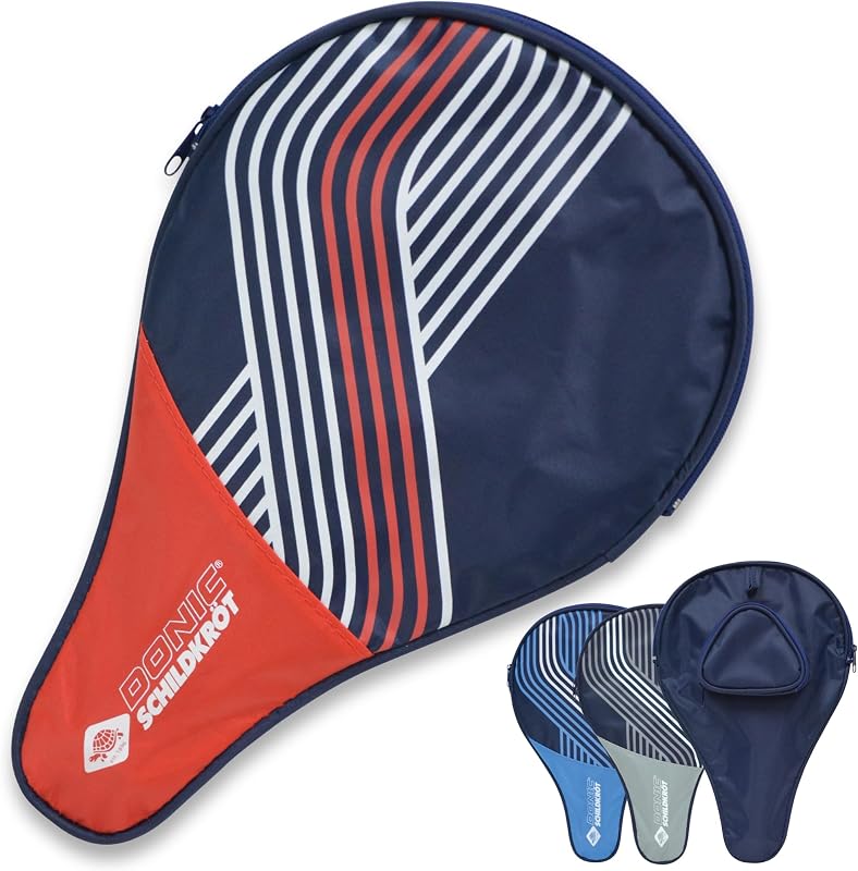 Donic-Schildkröt Trendline 818507 Table Tennis Racket Cover for One Racket Extra Ball Compartment for 3 Balls Trendy Design