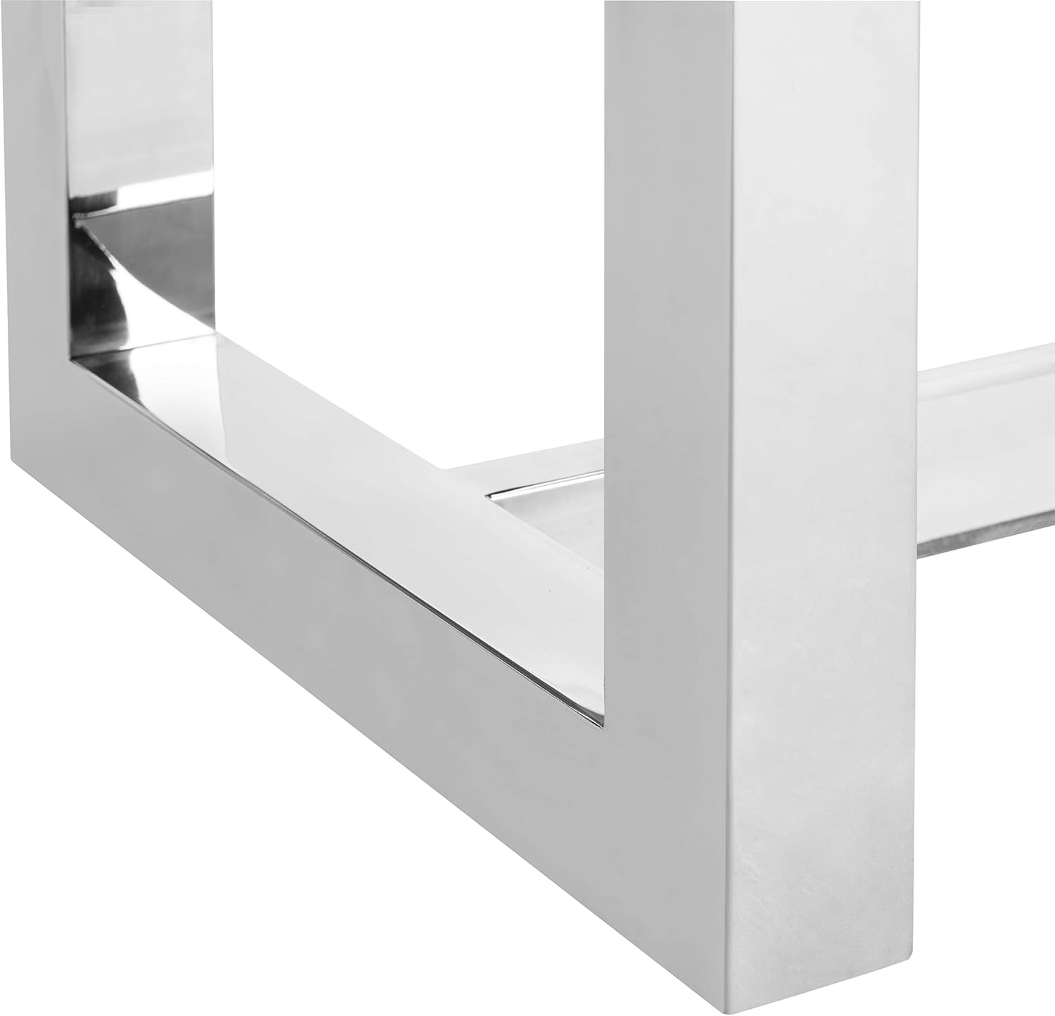 Safavieh Couture Home Montrelle Glam Silver Acrylic Glass Top Coffee Table