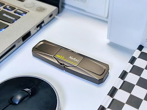 Miniatura 9 de Netac Unidad de estado sólido USB externa portátil de 128 GB tipo c y USB 3.2 interfaz dual, protección de seguridad de hasta 400 MBs para