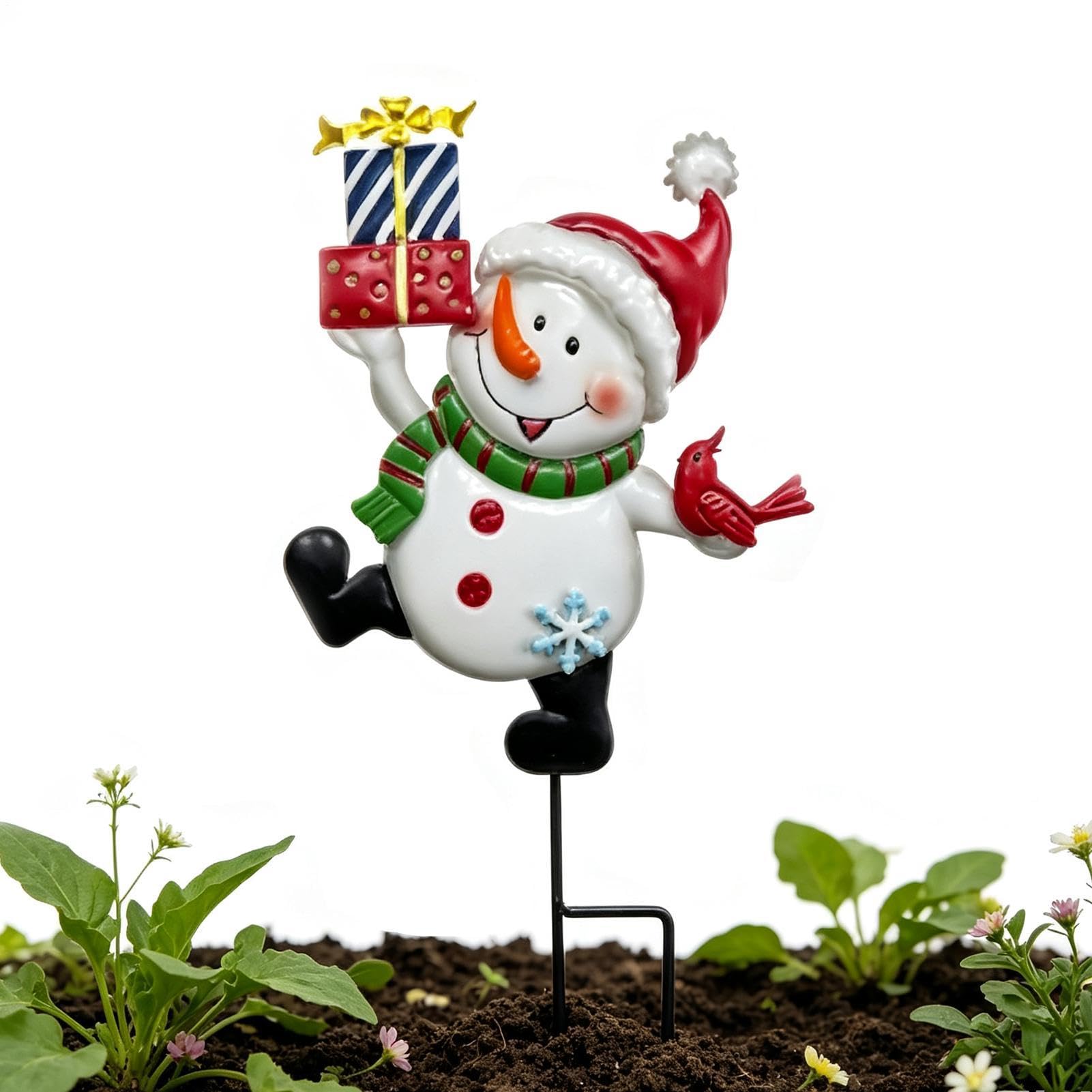 Estacas navideñas de patio para iluminar de ilusión el sendero de entrada